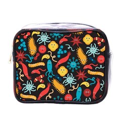 Worm Insect Bacteria Monster Mini Toiletries Bags by Mariart