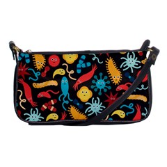 Worm Insect Bacteria Monster Shoulder Clutch Bags by Mariart