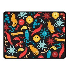 Worm Insect Bacteria Monster Fleece Blanket (small) by Mariart