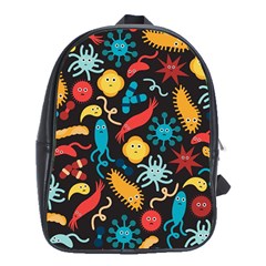 Worm Insect Bacteria Monster School Bags (xl)  by Mariart