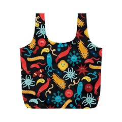 Worm Insect Bacteria Monster Full Print Recycle Bags (m) 