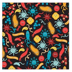 Worm Insect Bacteria Monster Large Satin Scarf (square) by Mariart