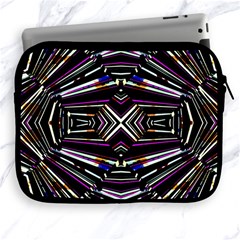 Dark Ethnic Sharp Bold Pattern Apple Ipad 2/3/4 Zipper Cases by dflcprints