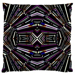 Dark Ethnic Sharp Bold Pattern Standard Flano Cushion Case (two Sides) by dflcprints