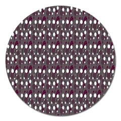 Circles Dots Background Texture Magnet 5  (round)