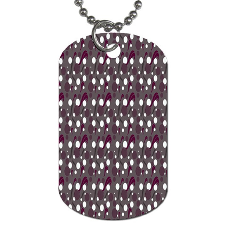 Circles Dots Background Texture Dog Tag (One Side)