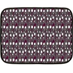 Circles Dots Background Texture Double Sided Fleece Blanket (Mini)  35 x27  Blanket Front