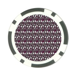 Circles Dots Background Texture Poker Chip Card Guard (10 Pack)