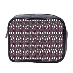 Circles Dots Background Texture Mini Toiletries Bag 2-side