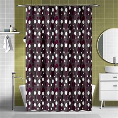 Circles Dots Background Texture Shower Curtain 48  X 72  (small) 