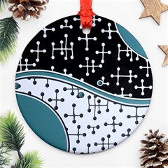 Decoboom Custom Pickguard Engraved Eames Dots Ornament (round)