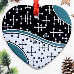 Decoboom Custom Pickguard Engraved Eames Dots Ornament (heart) by Mariart