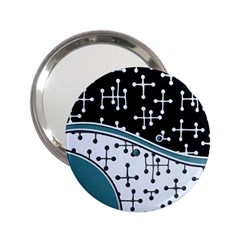 Decoboom Custom Pickguard Engraved Eames Dots 2 25  Handbag Mirrors