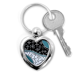 Decoboom Custom Pickguard Engraved Eames Dots Key Chains (heart) 