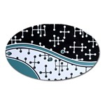 Decoboom Custom Pickguard Engraved Eames Dots Oval Magnet Front