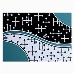 Decoboom Custom Pickguard Engraved Eames Dots Large Glasses Cloth (2-side) by Mariart