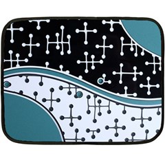 Decoboom Custom Pickguard Engraved Eames Dots Double Sided Fleece Blanket (mini)  by Mariart