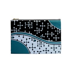 Decoboom Custom Pickguard Engraved Eames Dots Cosmetic Bag (medium)  by Mariart