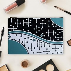 Decoboom Custom Pickguard Engraved Eames Dots Cosmetic Bag (large)  by Mariart