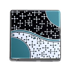 Decoboom Custom Pickguard Engraved Eames Dots Memory Card Reader (square) by Mariart