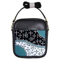 Decoboom Custom Pickguard Engraved Eames Dots Girls Sling Bags by Mariart