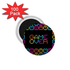 Game Face Mask Sign 1 75  Magnets (100 Pack)  by Mariart