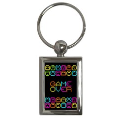 Game Face Mask Sign Key Chains (rectangle) 