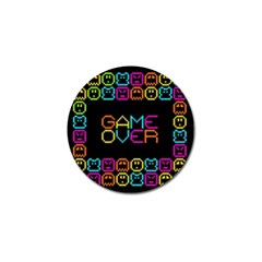 Game Face Mask Sign Golf Ball Marker by Mariart