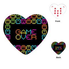 Game Face Mask Sign Playing Cards (heart) 