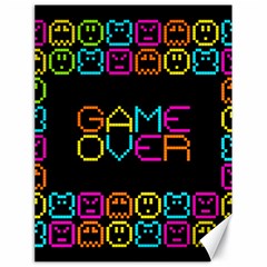 Game Face Mask Sign Canvas 18  X 24   by Mariart