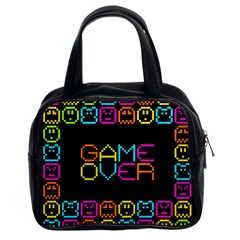 Game Face Mask Sign Classic Handbags (2 Sides) by Mariart