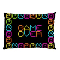 Game Face Mask Sign Pillow Case by Mariart