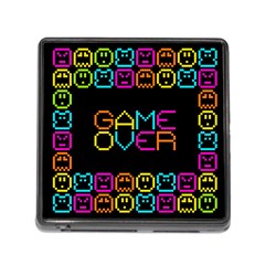 Game Face Mask Sign Memory Card Reader (square) by Mariart