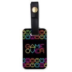 Game Face Mask Sign Luggage Tags (one Side)  by Mariart