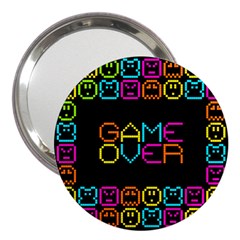 Game Face Mask Sign 3  Handbag Mirrors by Mariart