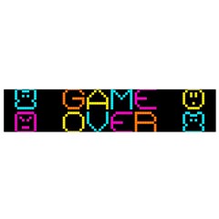 Game Face Mask Sign Flano Scarf (small) by Mariart