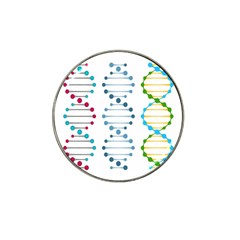 Genetic Dna Blood Flow Cells Hat Clip Ball Marker (4 Pack) by Mariart