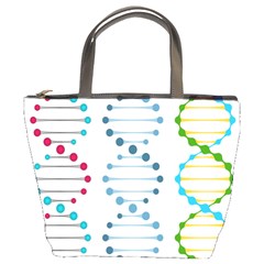 Genetic Dna Blood Flow Cells Bucket Bags by Mariart