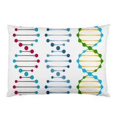 Genetic Dna Blood Flow Cells Pillow Case by Mariart