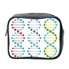 Genetic Dna Blood Flow Cells Mini Toiletries Bag 2-side by Mariart