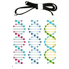 Genetic Dna Blood Flow Cells Shoulder Sling Bags by Mariart