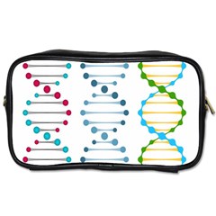 Genetic Dna Blood Flow Cells Toiletries Bags by Mariart