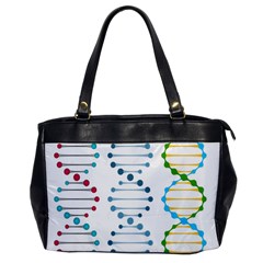 Genetic Dna Blood Flow Cells Office Handbags by Mariart