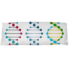 Genetic Dna Blood Flow Cells Body Pillow Case Dakimakura (two Sides) by Mariart