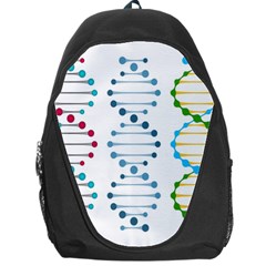 Genetic Dna Blood Flow Cells Backpack Bag by Mariart