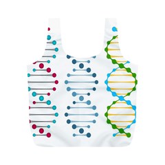 Genetic Dna Blood Flow Cells Full Print Recycle Bags (m)  by Mariart