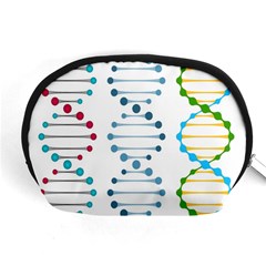 Genetic Dna Blood Flow Cells Accessory Pouches (medium)  by Mariart