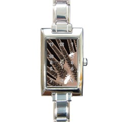 Head Lice Killer Hair Rectangle Italian Charm Watch