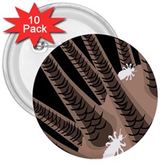 Head Lice Killer Hair 3  Buttons (10 Pack)  by Mariart