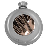 Head Lice Killer Hair Round Hip Flask (5 oz) Front